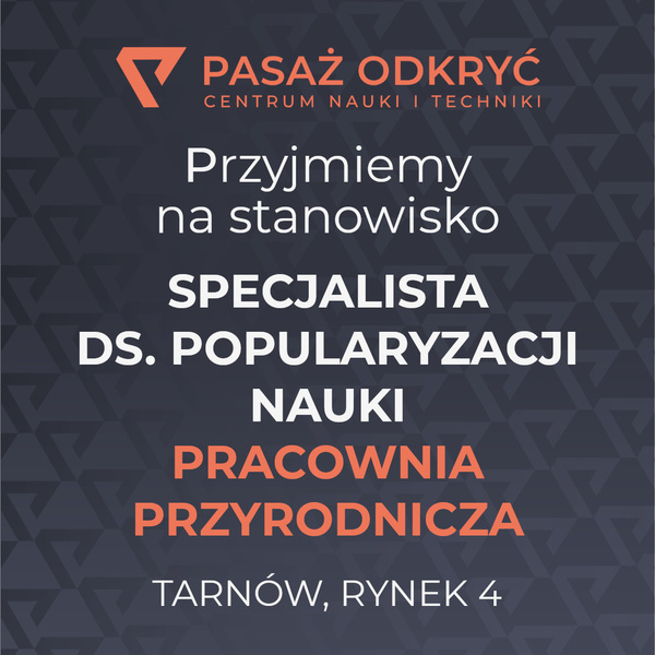 Oferta pracy w Pasażu Odkryć