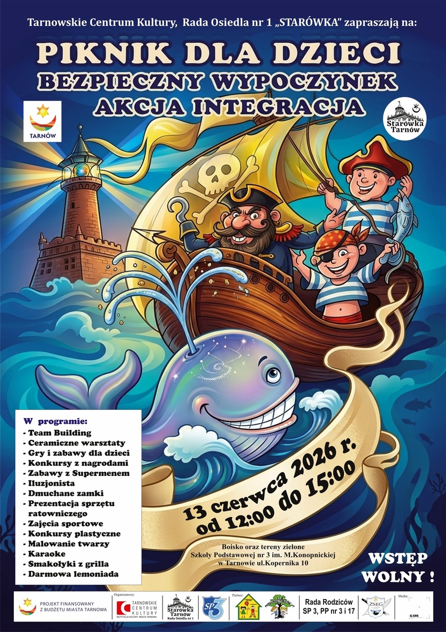 Piknik dla dzieci: Bezpieczny wypoczynek - Akcja integracja