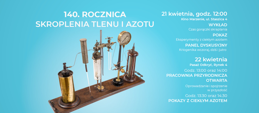 140. rocznica skroplenia tlenu i azotu