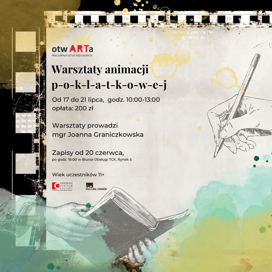 Wakacje z otwARTą Pracownią Sztuk Wizualnych - Animacja poklatkowa