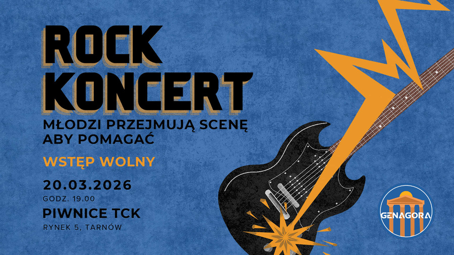 Koncert: Rock Koncert - Młodzi przejmują scenę aby pomagać