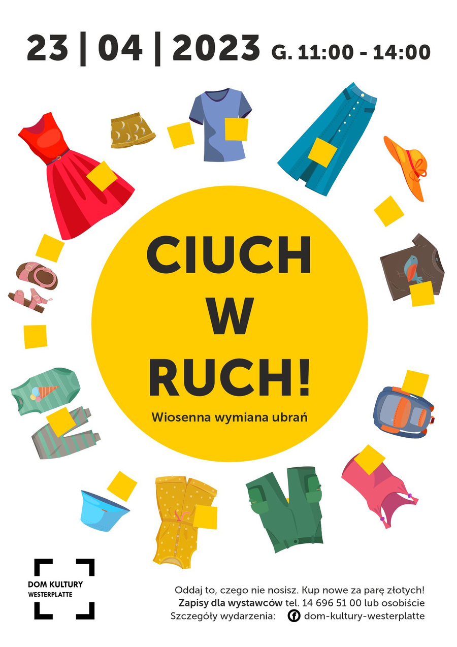 Ciuch w ruch! Wymiana ubrań z domowych szaf