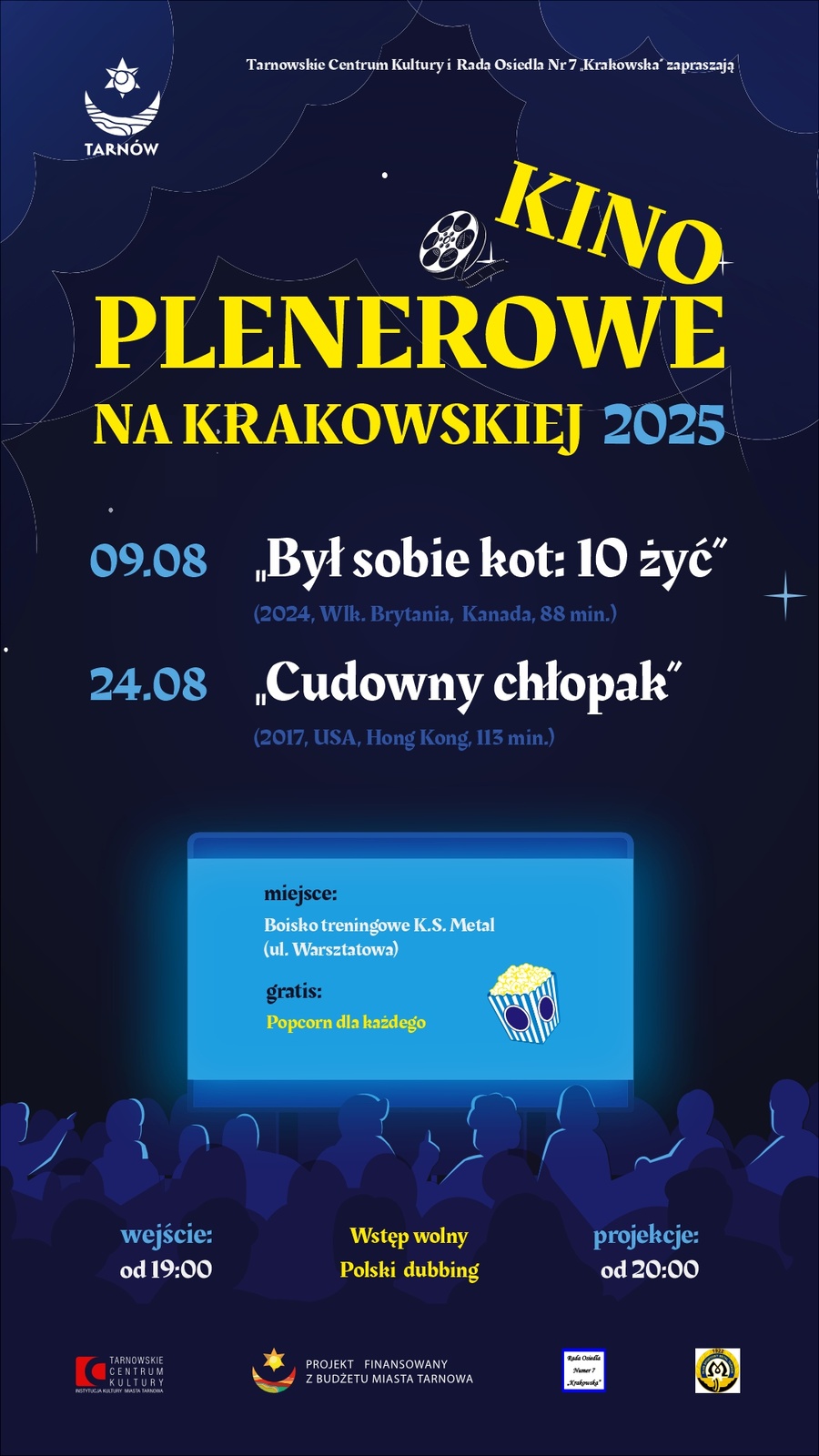 Kino plenerowe na Krakowskiej